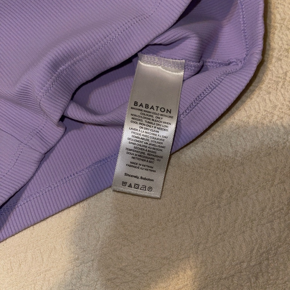 Aritzia Babaton Lavender Tank Top - Picture 3 of 4